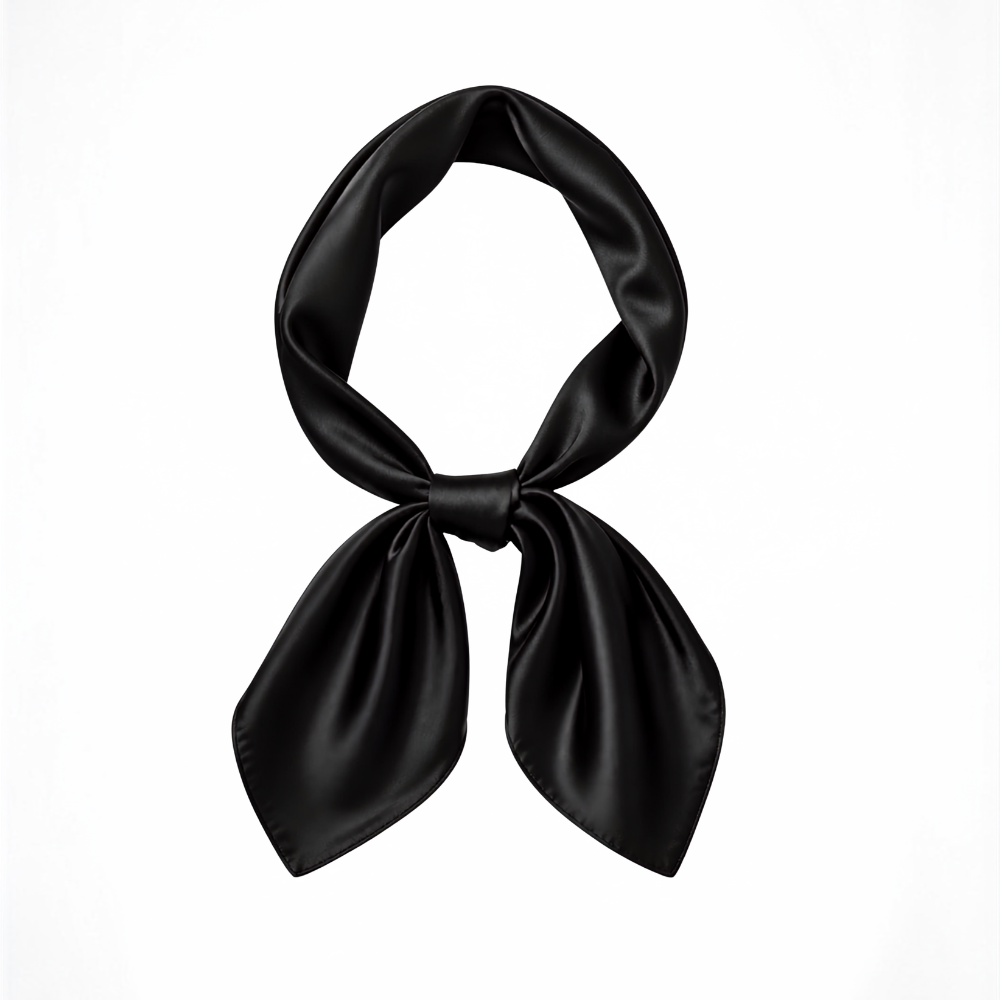 Bandeau en satin doux et élégant, idéal pour protéger les cheveux, maintenir la coiffure et préserver leur douceur et leur brillance.