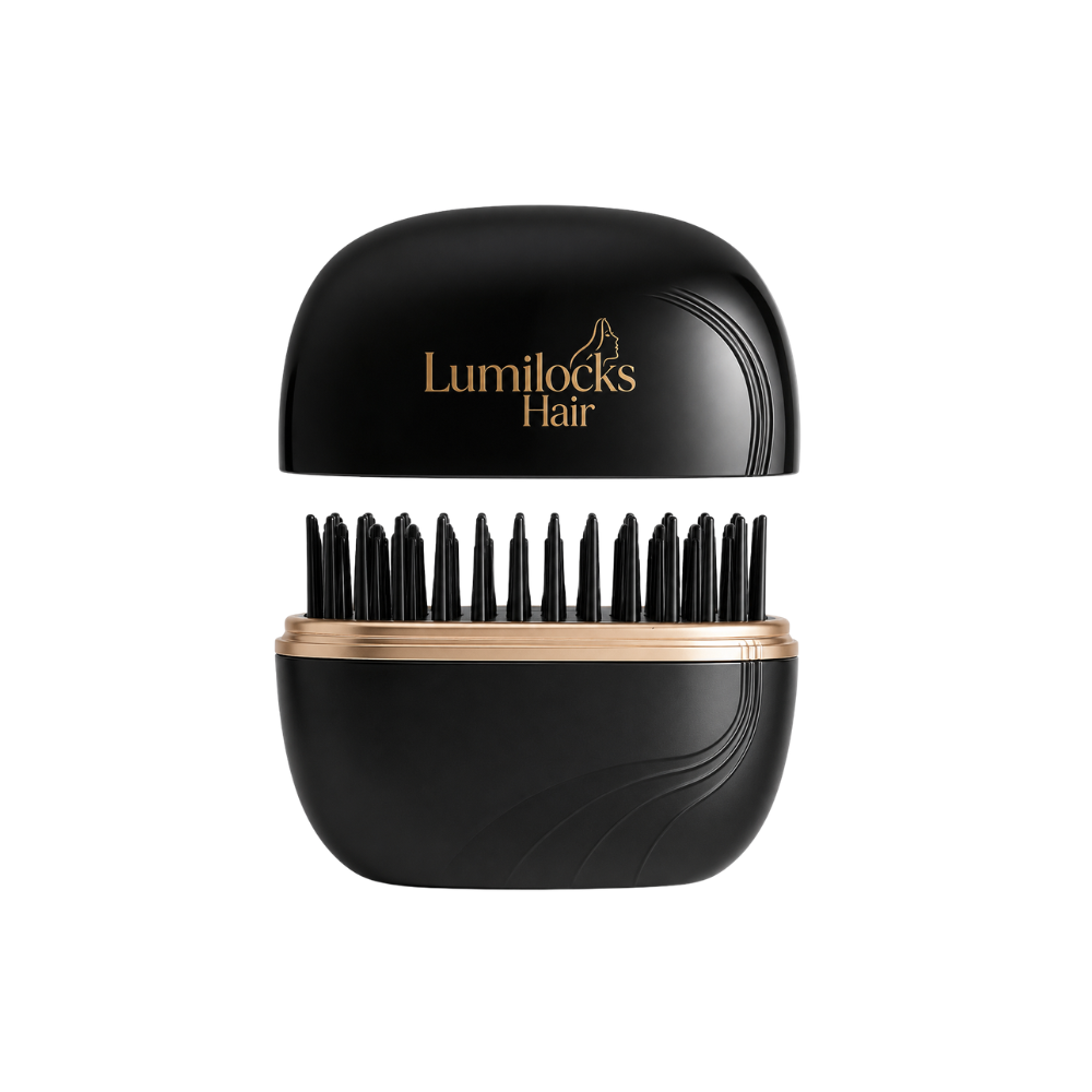 Brosse douce et élégante pour perruque, conçue pour démêler délicatement les cheveux et préserver leur douceur, leur brillance et leur coiffure.