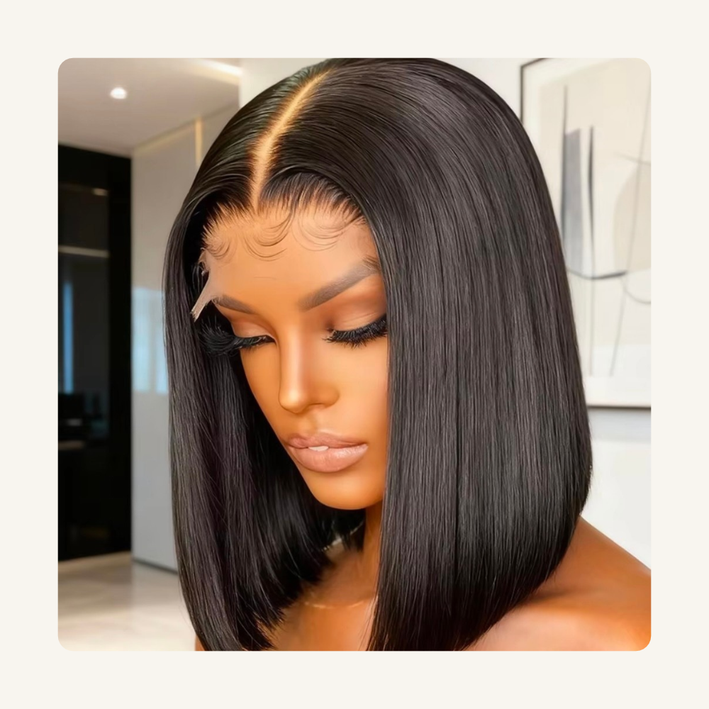 Perruque Bob en Cheveux Humains 200% – 14 Pouces | Lace 13×4 – Image 6