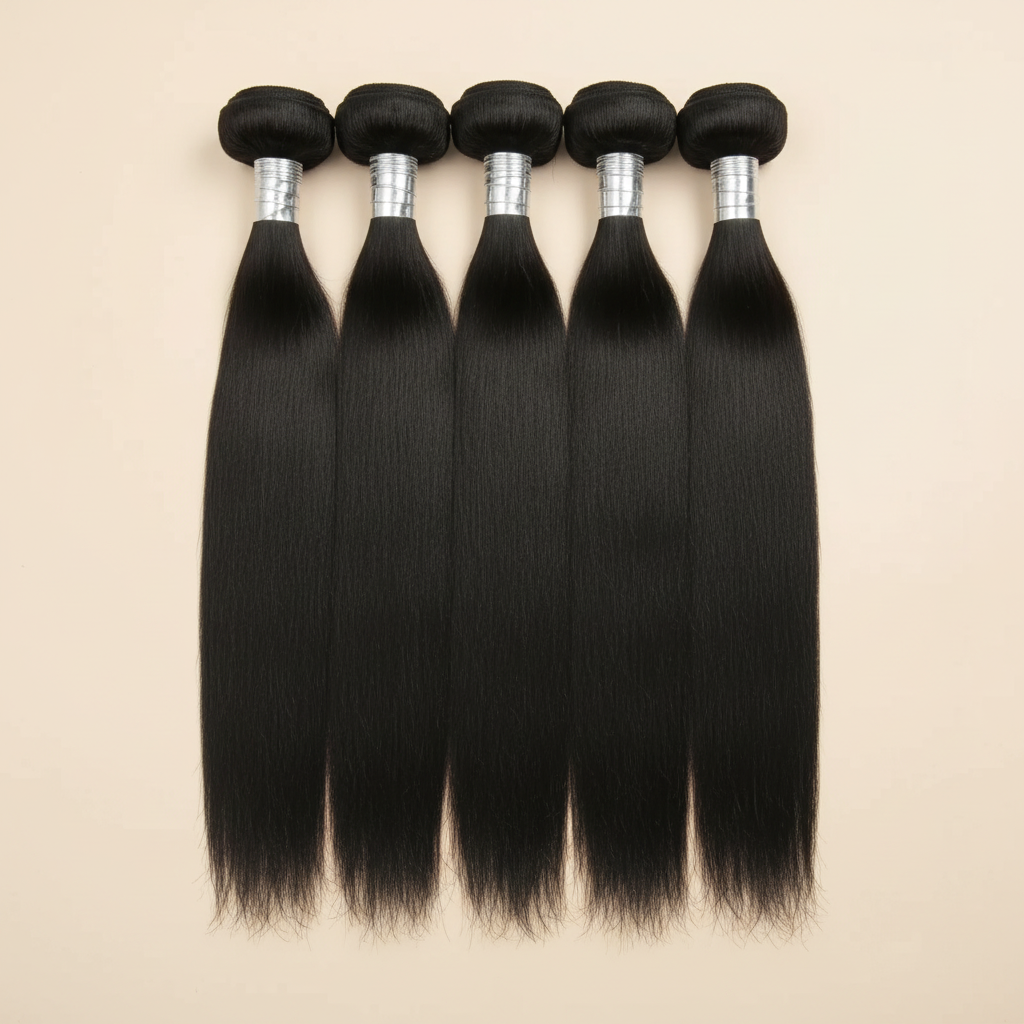 aquet de 4 mèches d’extensions en cheveux humains naturels, texture souple et brillante pour ajouter longueur, volume et mouvement aux cheveux.