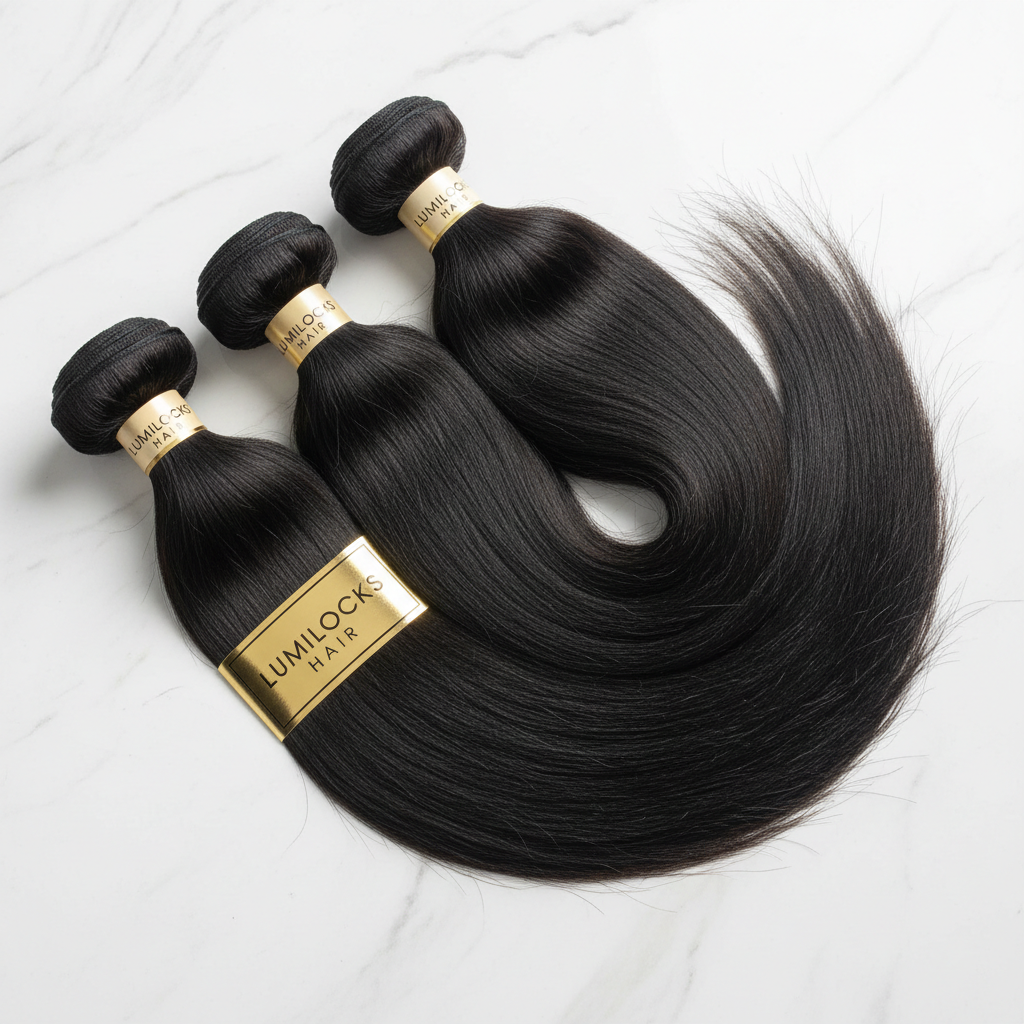 aquet de 4 mèches d’extensions en cheveux humains naturels, texture souple et brillante pour ajouter longueur, volume et mouvement aux cheveux.